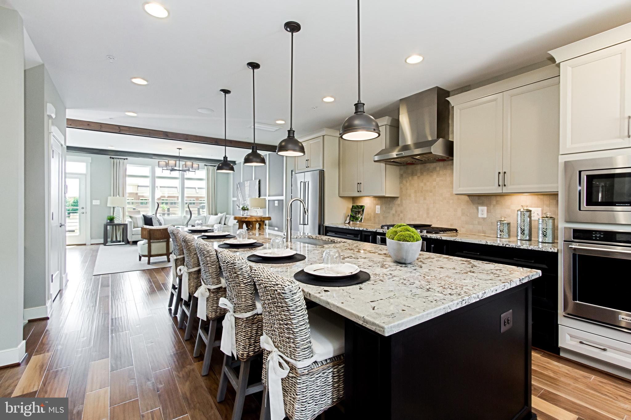 1872 Easterly Road, Unit 1004 Reston, VA 20190 - Photo 6 of 12 Open Kitchen with large Island for Entertaining