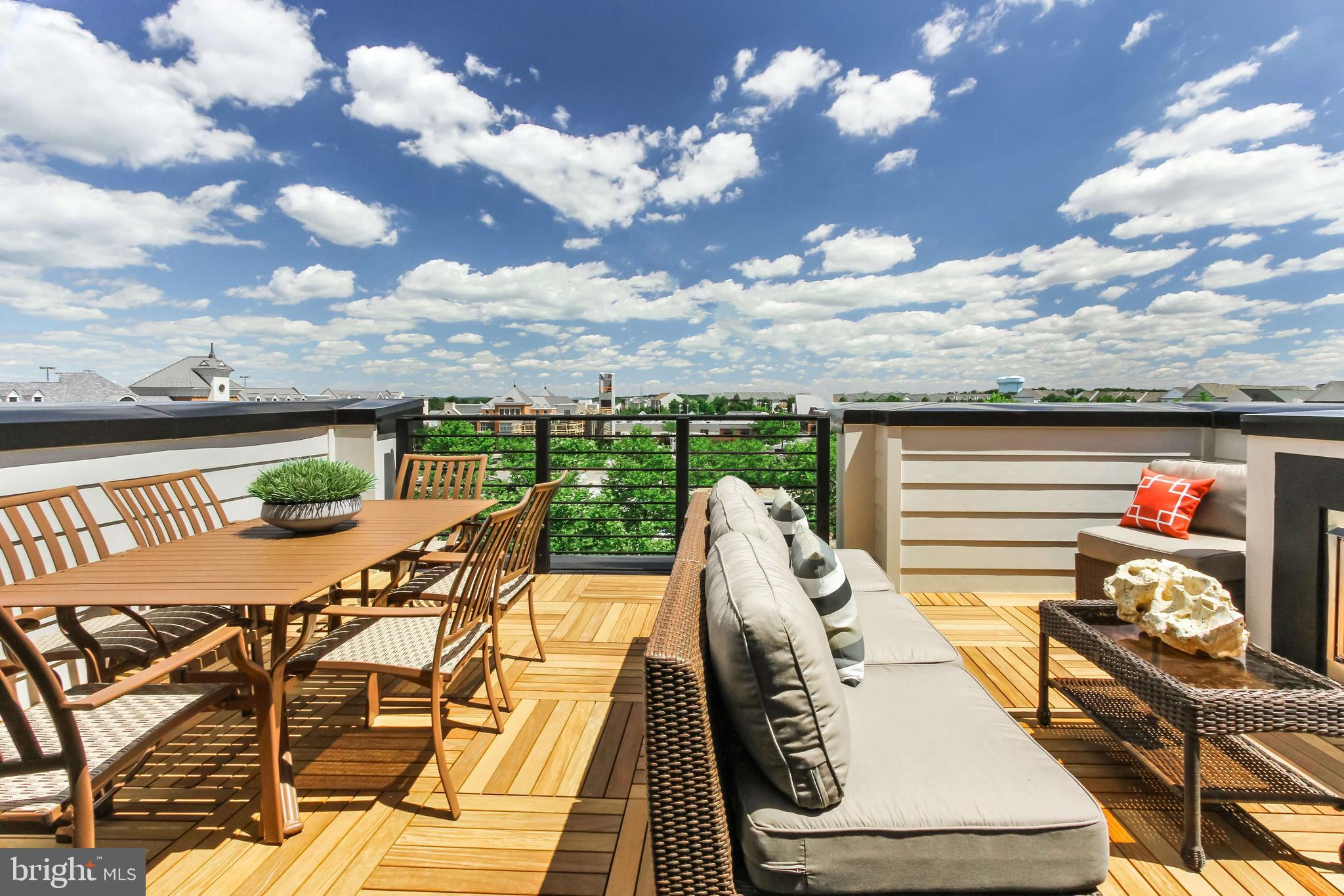 1872 Easterly Road, Unit 1004 Reston, VA 20190 - Photo 10 of 12 Rooftop Terrace. Model Photography.