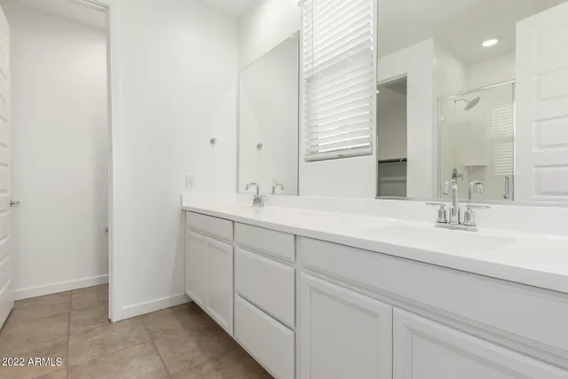 a close view of closet