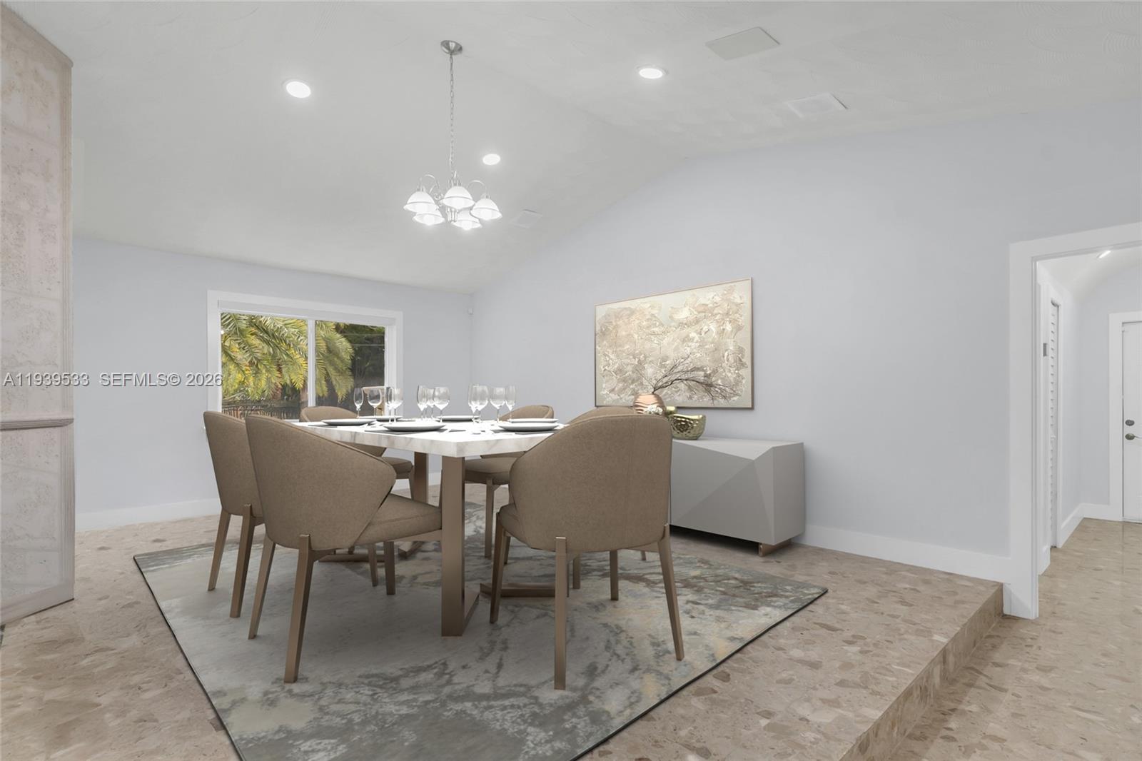 11835 Southwest 47th Street Miami, FL 33175 - Photo 11 of 48 a view of a dining room with furniture and window