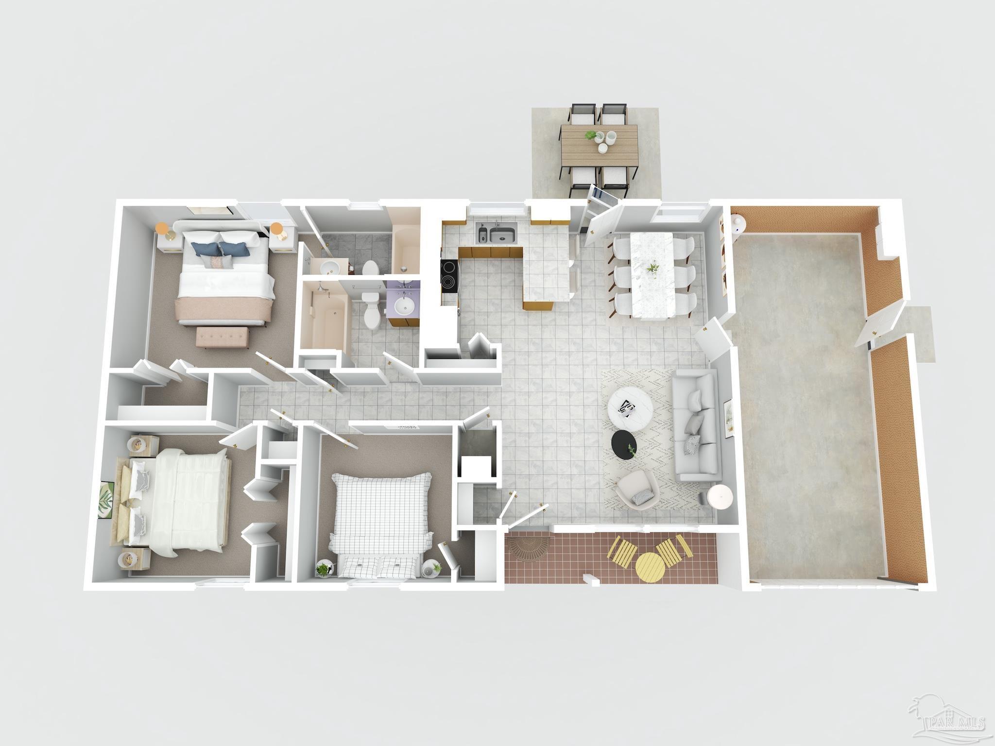 1341 Dog Track Road Pensacola, FL 32506 - Photo 3 of 26 view of rooftop