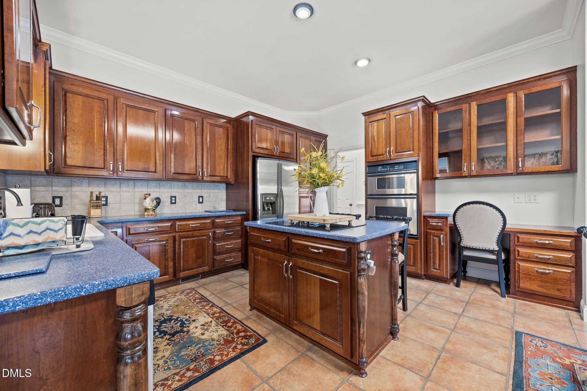 613 Will Lucas Road Linden, NC 28356 - Photo 37 of 98 a kitchen with stainless steel appliances granite countertop a stove sink and cabinets