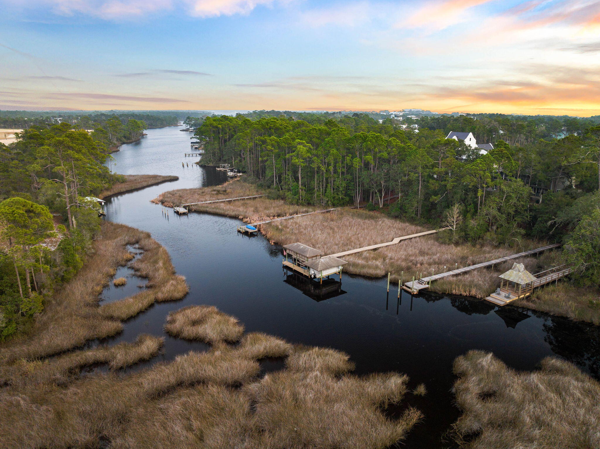 15 Pine Cone Trail Inlet Beach Inlet Beach, FL 32461 - Photo 44 of 52 a view of a lake from a yard