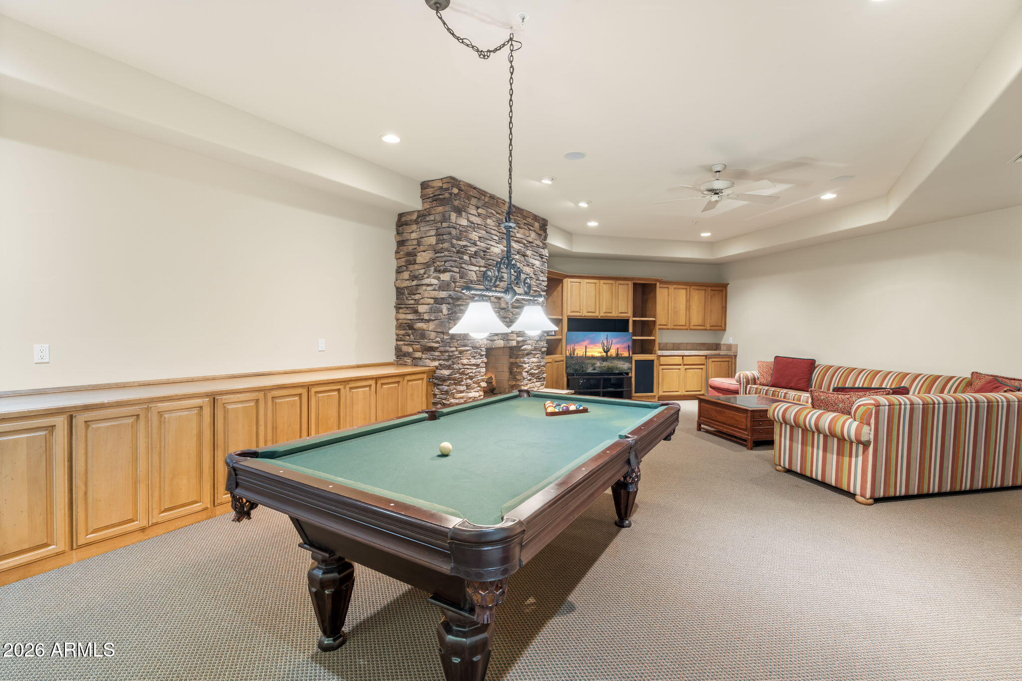 6427 East Horseshoe Road Paradise Valley, AZ 85253 - Photo 55 of 93 Game Area & Living Room - Downstairs