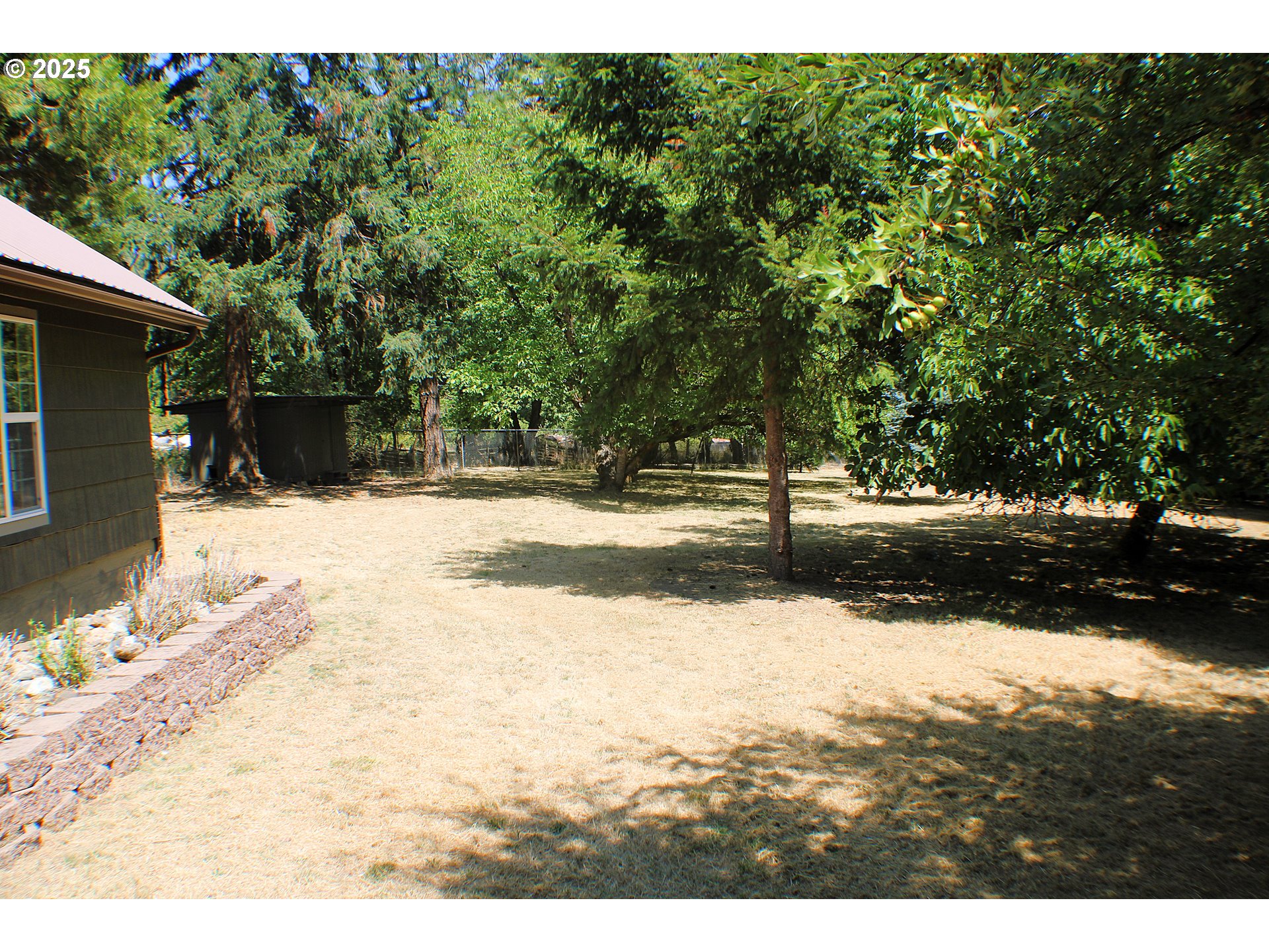 3450 Shoestring Road Riddle, OR 97469 - Photo 22 of 48 a view of a yard with a tree