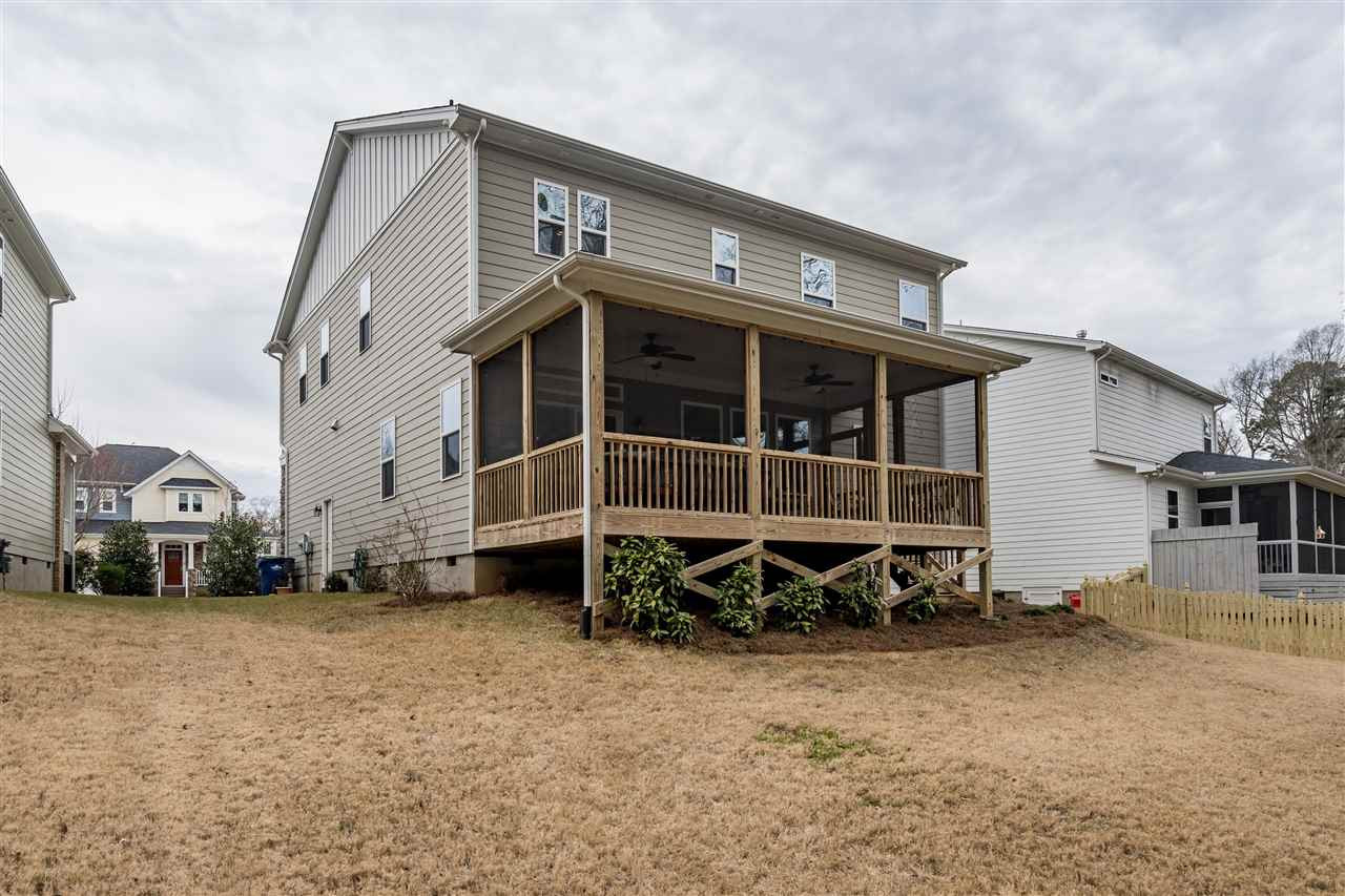 439 Plainview Avenue Raleigh, NC 27604 - Photo 27 of 29 The back of this home is good looking too! Check out that fiber cement siding! Exterior Back