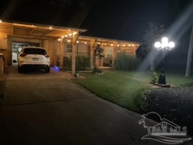 a view of a car park