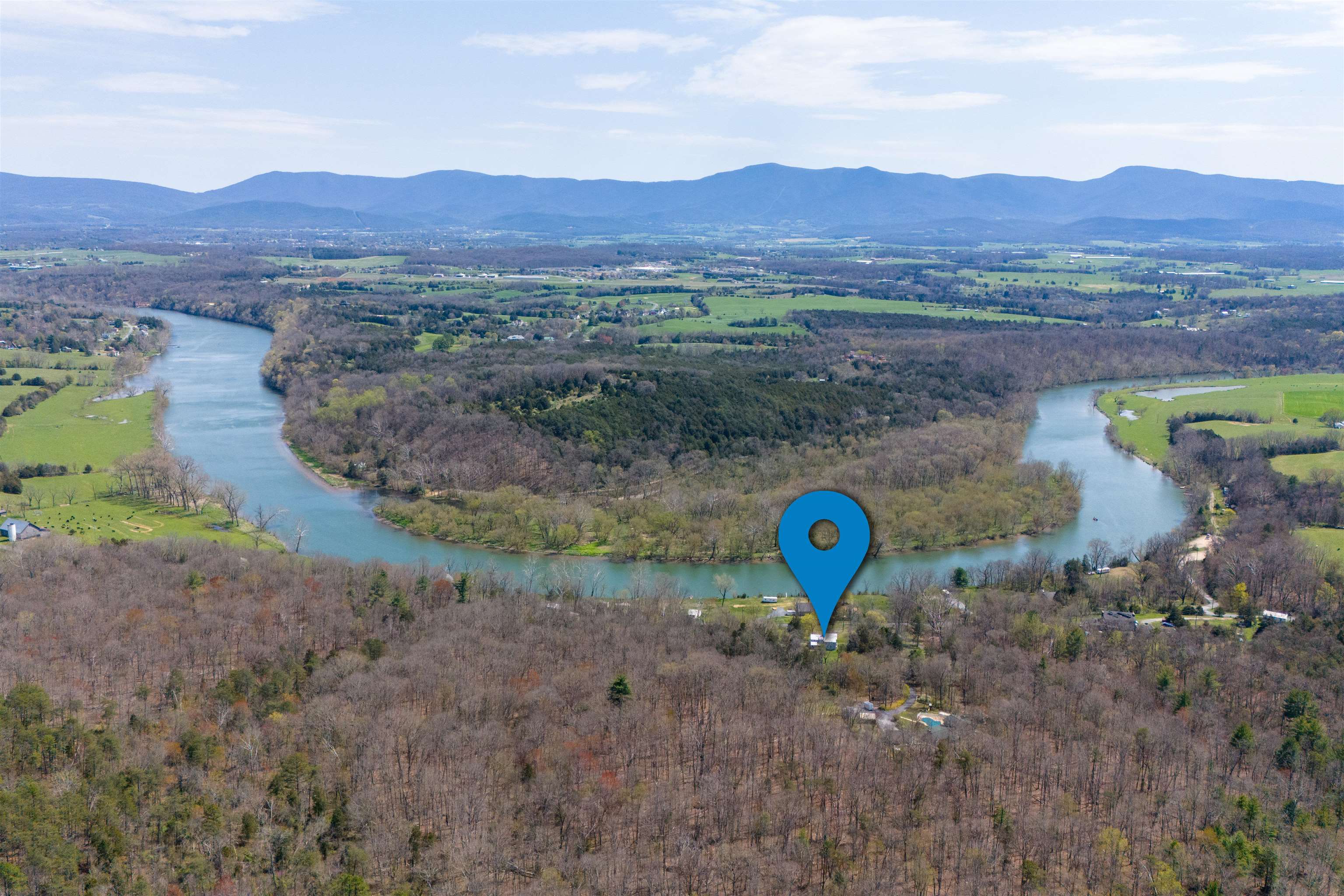 1476 Egypt Bend Road Luray, VA 22835 - Photo 68 of 74 a view of a lake with mountains in the background