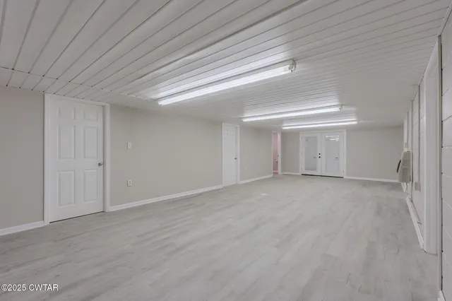 a view of an empty room