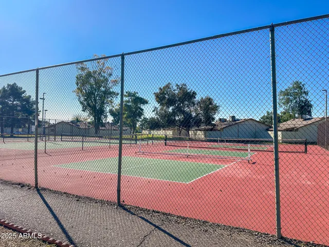 a view of a tennis court