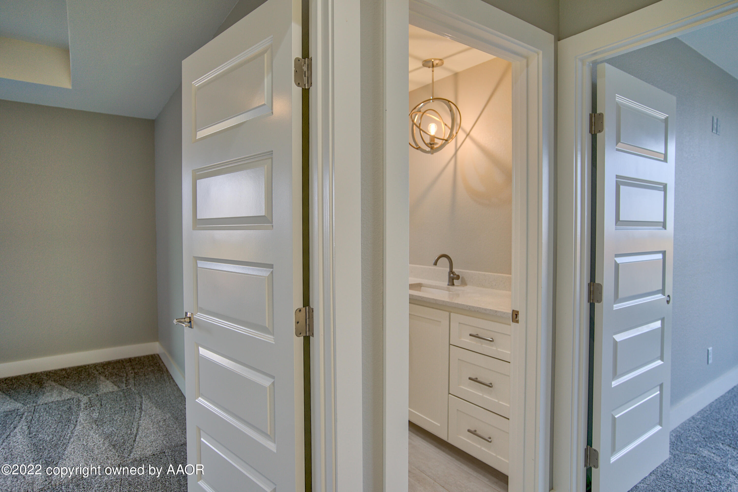 4200 Bobcat Springs Road Amarillo, TX 79119 - Photo 44 of 66 a bathroom with a shower and a sink