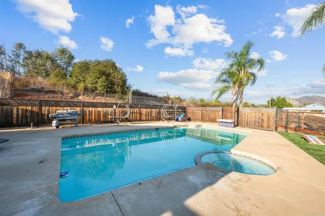 a outdoor living with furniture