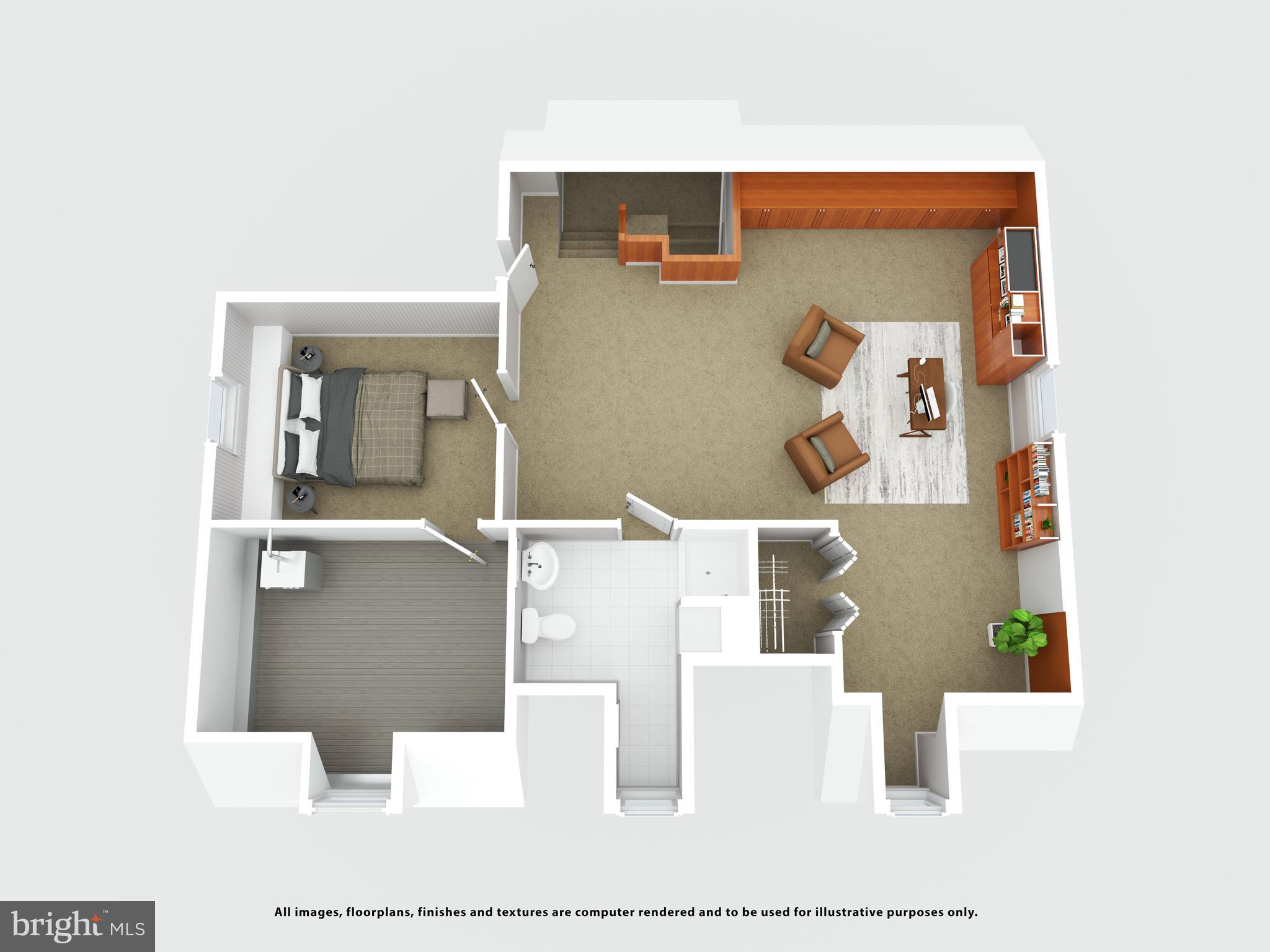 205 Upper College Terrace Frederick, MD 21701 - Photo 22 of 120 Upper level layout
