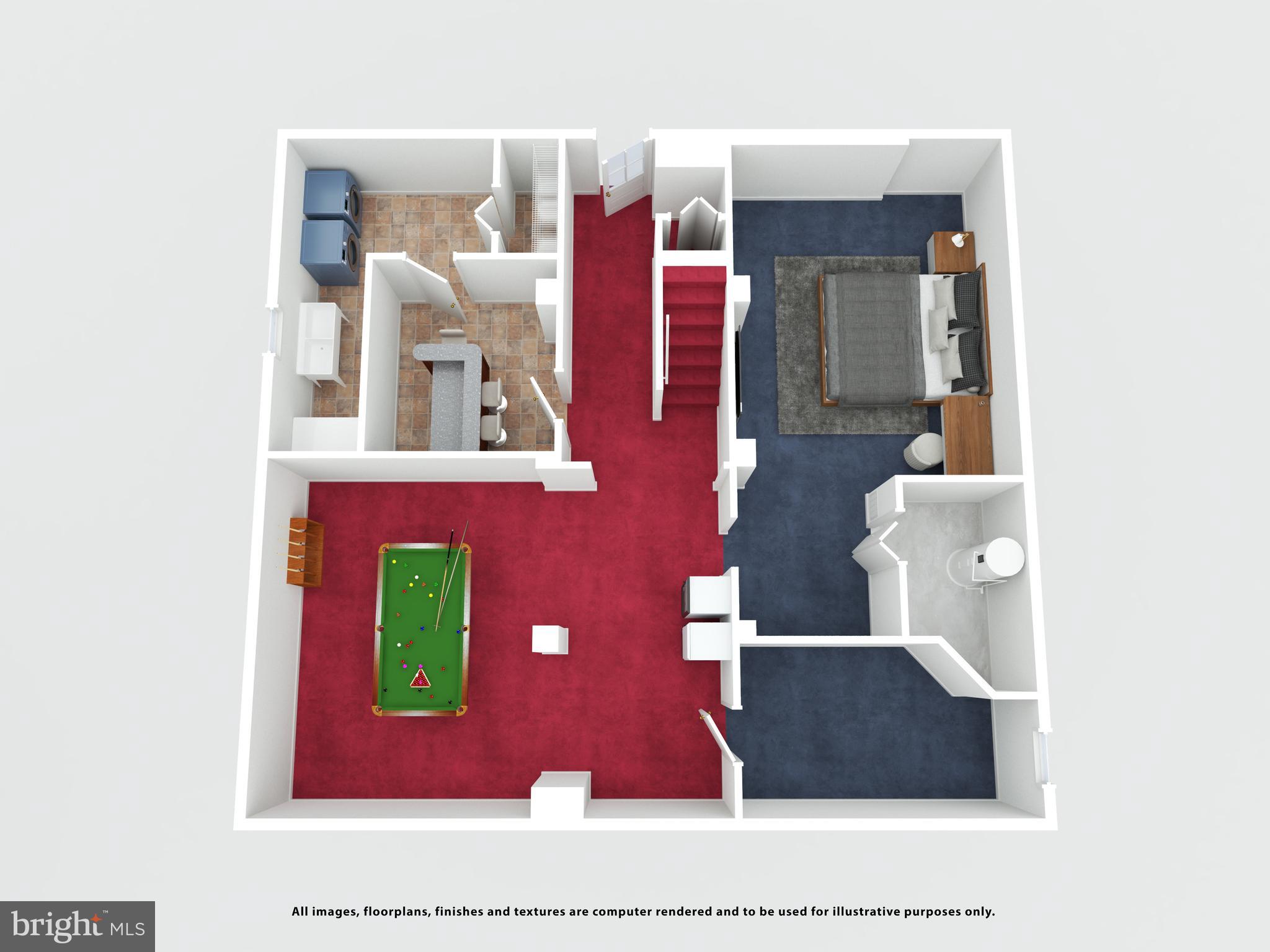 205 Upper College Terrace Frederick, MD 21701 - Photo 25 of 120 Lower level layout