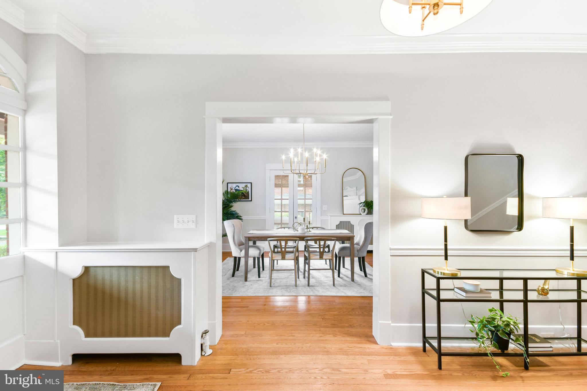 205 Upper College Terrace Frederick, MD 21701 - Photo 37 of 120 View from foyer to dining room