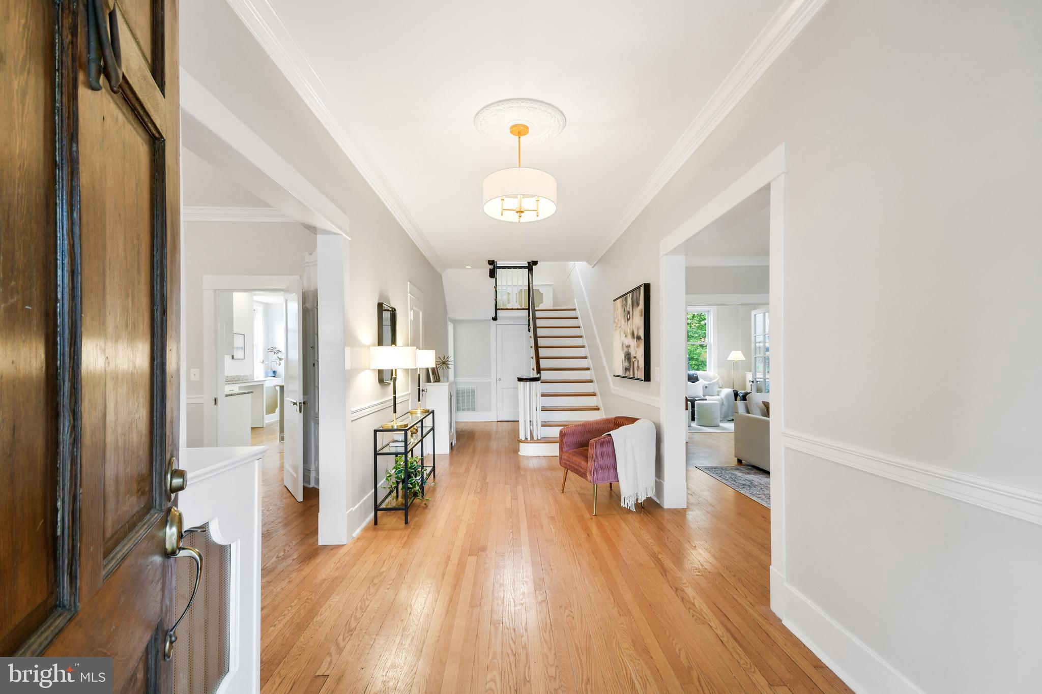 205 Upper College Terrace Frederick, MD 21701 - Photo 4 of 120 Main entrance with center hall