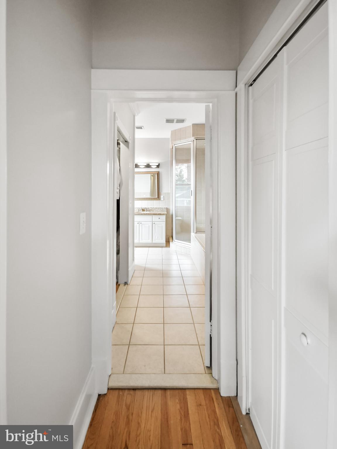 205 Upper College Terrace Frederick, MD 21701 - Photo 63 of 120 Hall to primary bath with dual closets