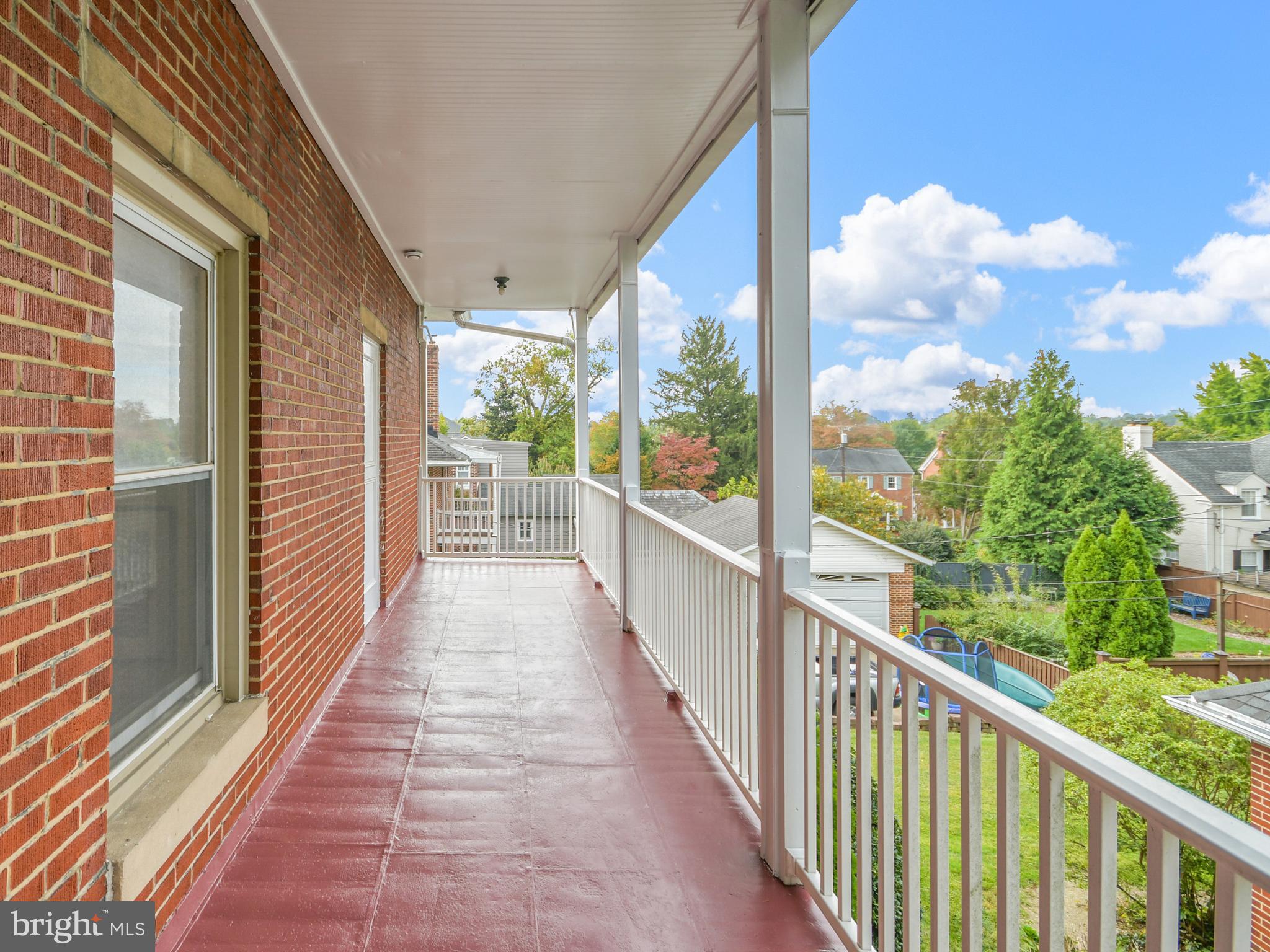 205 Upper College Terrace Frederick, MD 21701 - Photo 75 of 120 Rear upper porch