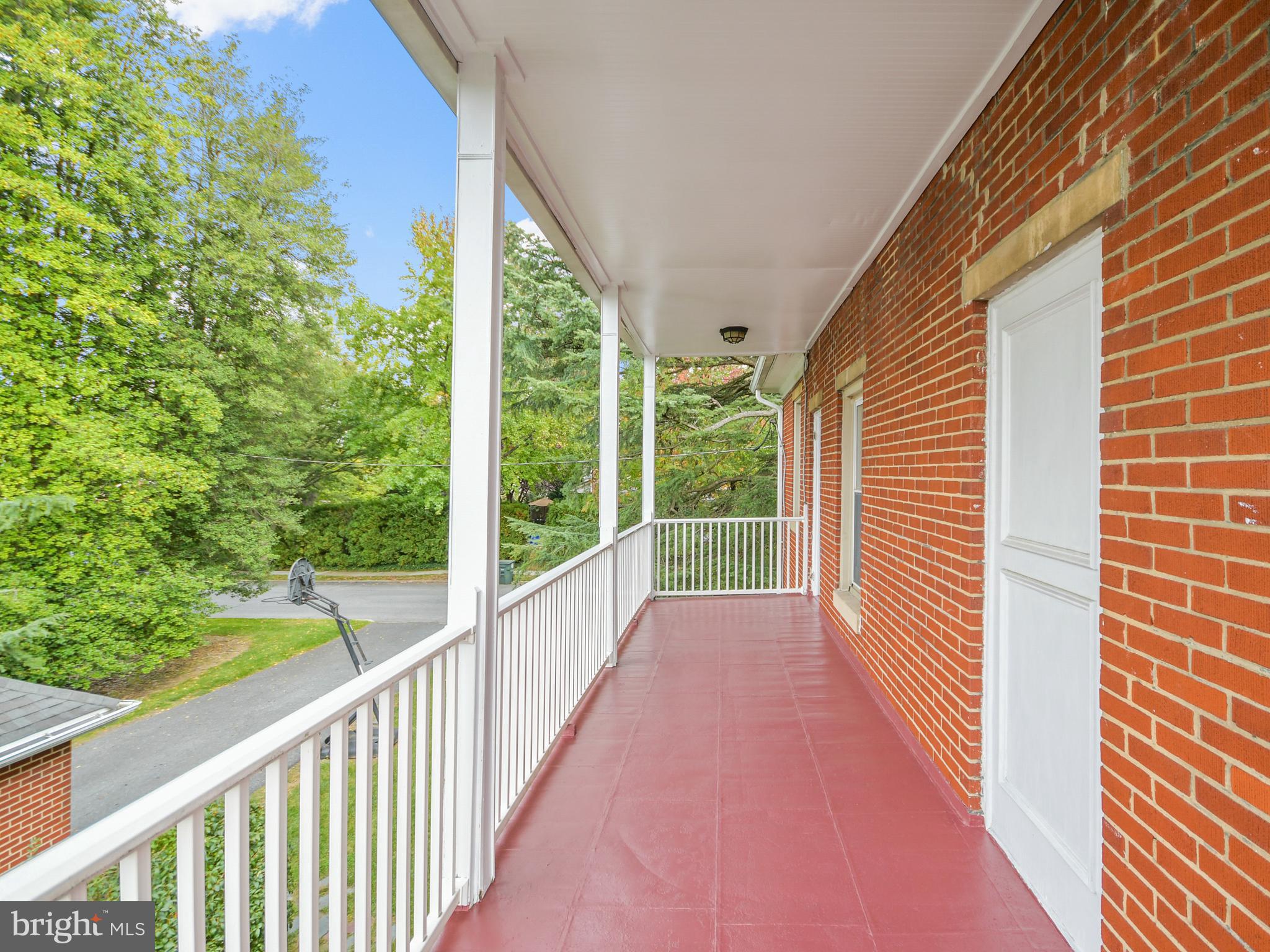 205 Upper College Terrace Frederick, MD 21701 - Photo 76 of 120 Rear upper porch