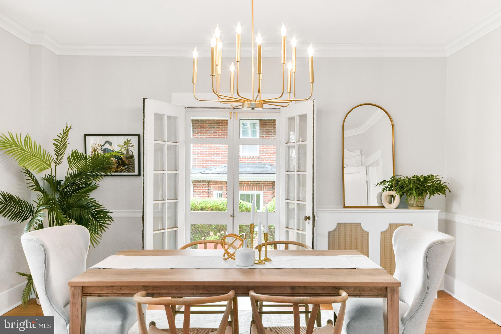 205 Upper College Terrace Frederick, MD 21701 - Photo 10 of 120 Dining room opens to side porch