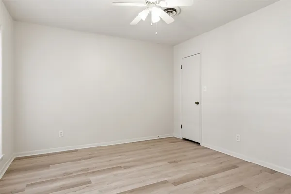 a view of a backyard with a garden