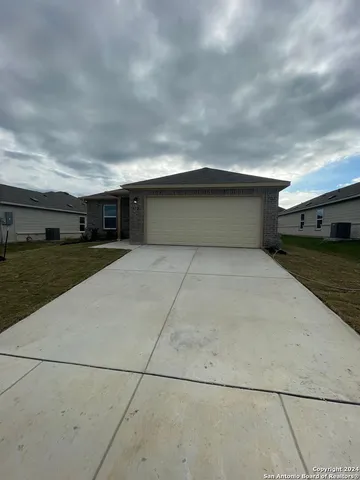 a backyard of a house