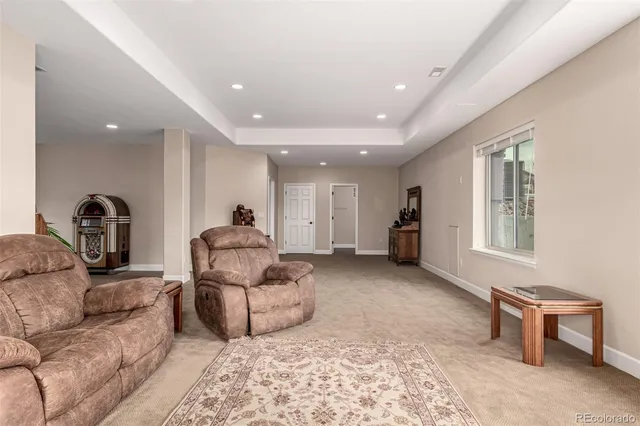 an empty room with toys