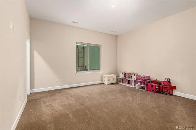 a view of a room with toys