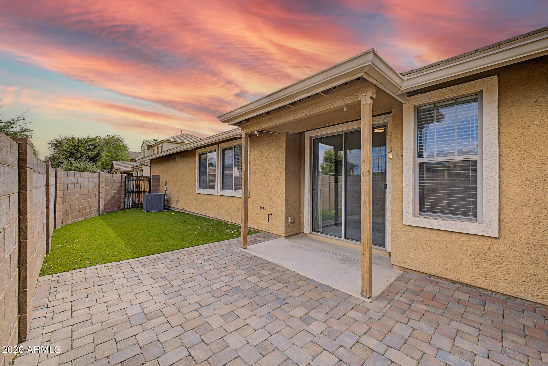 2868 South Anderson Lane Gilbert, AZ 85295 - Photo 33 of 59 a view of a house with a backyard