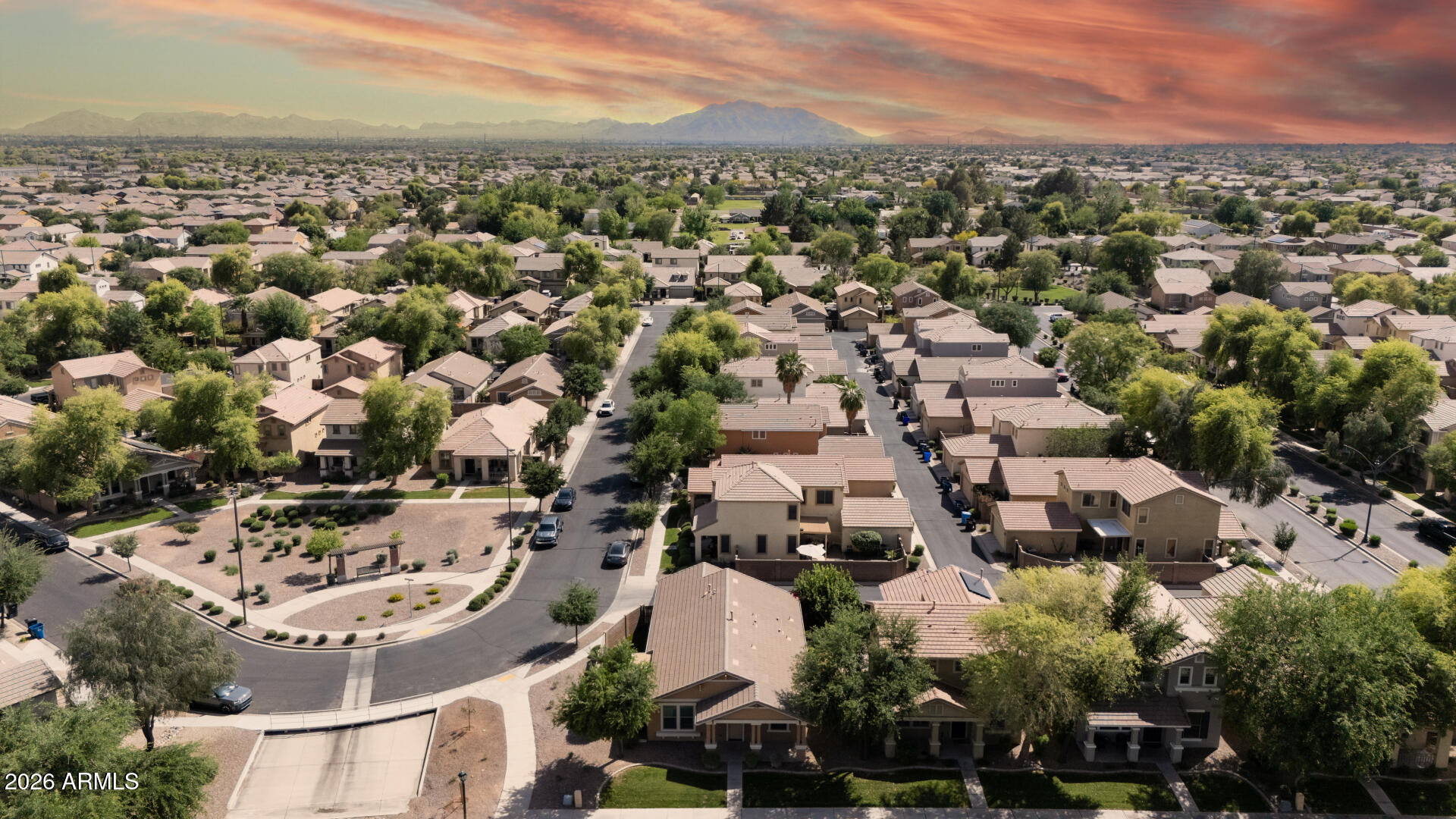 2868 South Anderson Lane Gilbert, AZ 85295 - Photo 51 of 59 an aerial view of multiple house