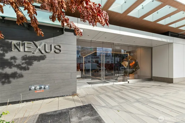 a view of a entryway door