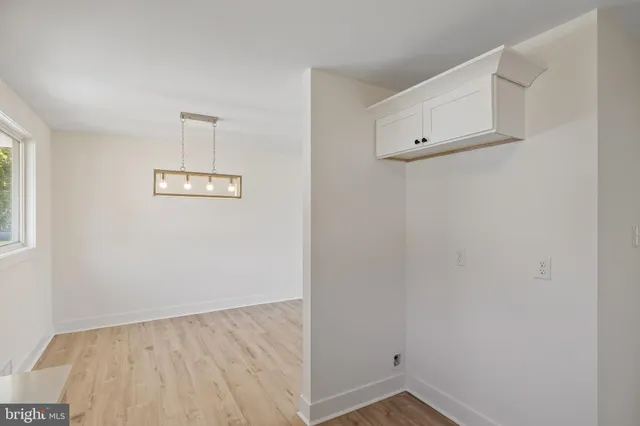 a view of an empty room