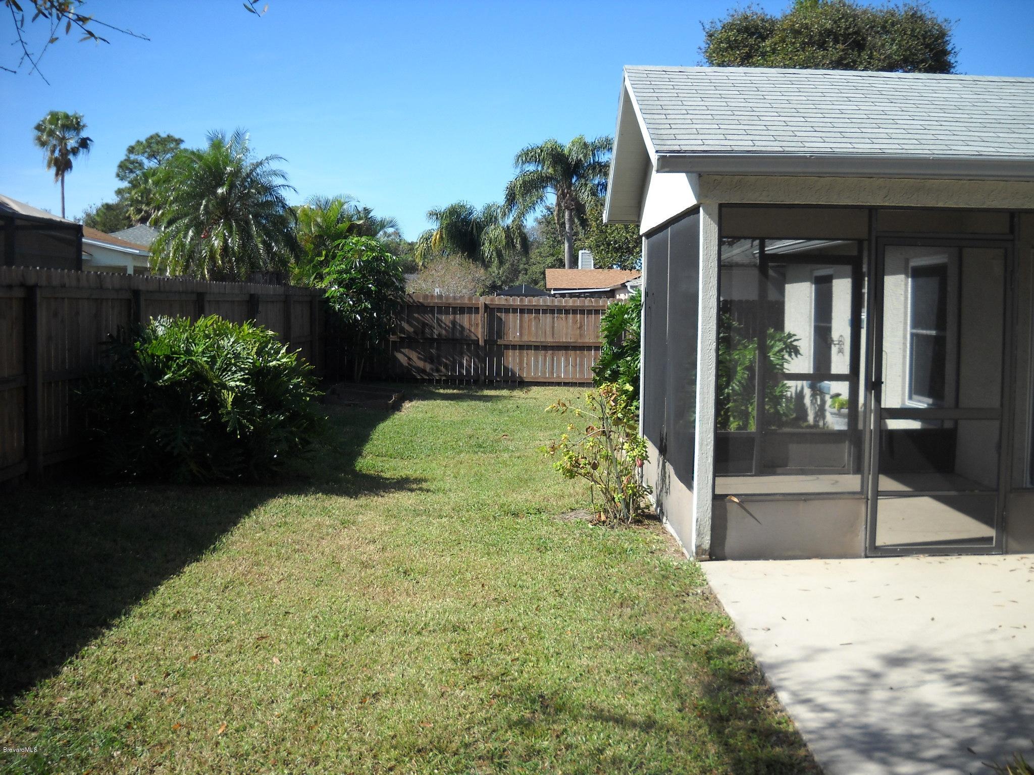 813 Gardener Road Rockledge, FL 32955 - Photo 21 of 21 Back Yard View