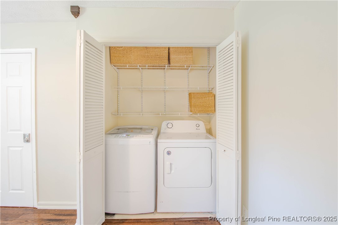 2135 Turnpike Road Raeford, NC 28376 - Photo 45 of 48 a utility room with dryer and washer
