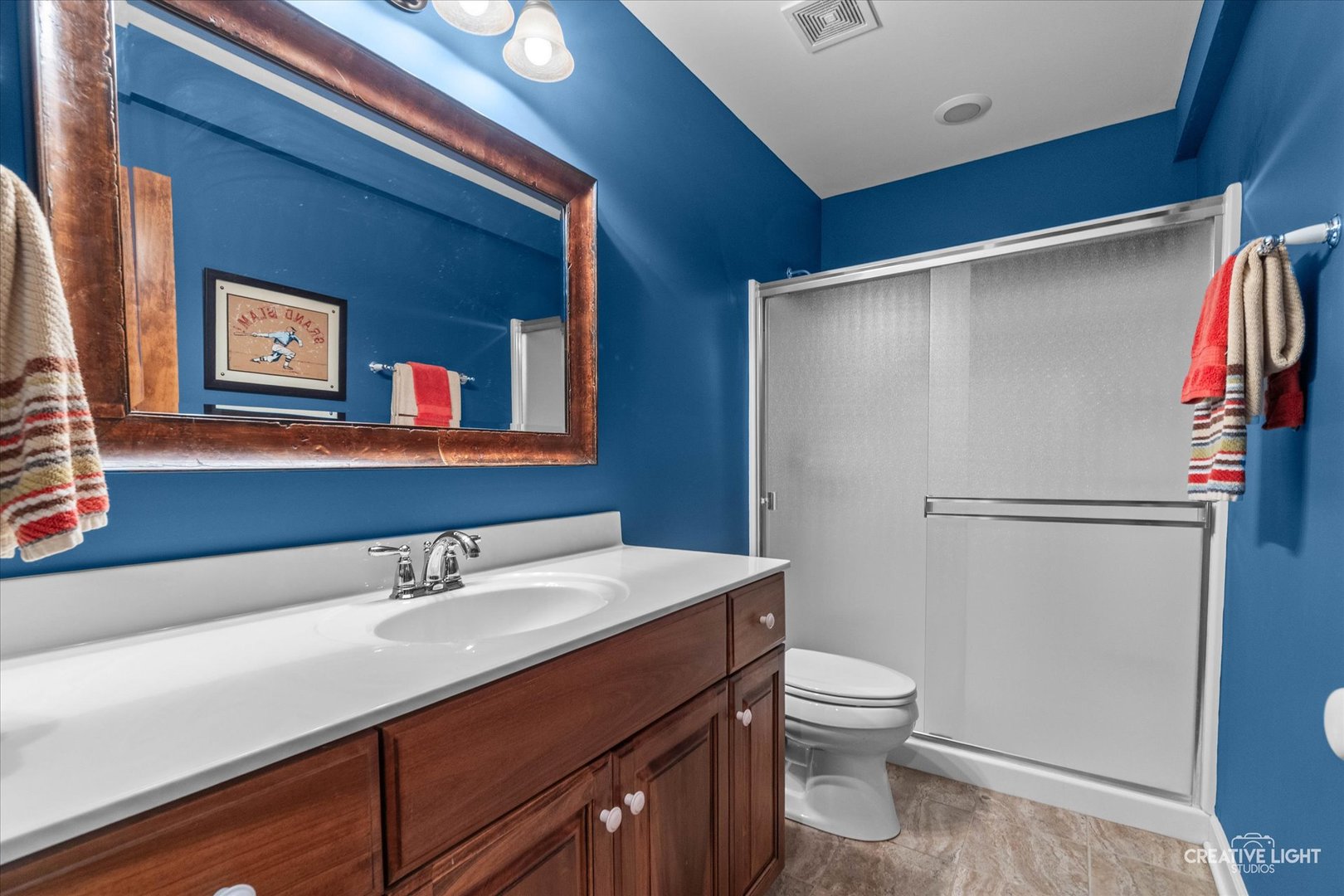 611 Pine Street Sugar Grove, IL 60554 - Photo 40 of 61 a bathroom with a sink a toilet and shower