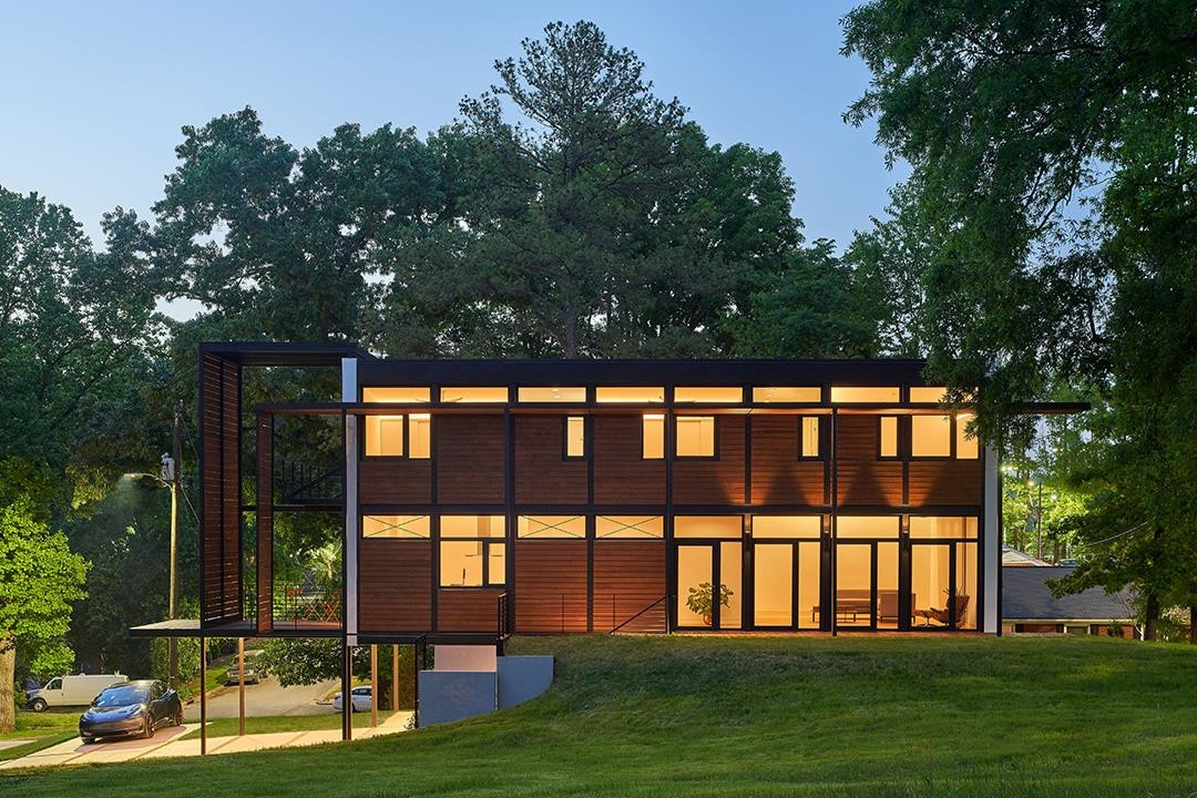 920 Tower Street Raleigh, NC 27607 - Photo 3 of 54 a front view of building with yard and green space