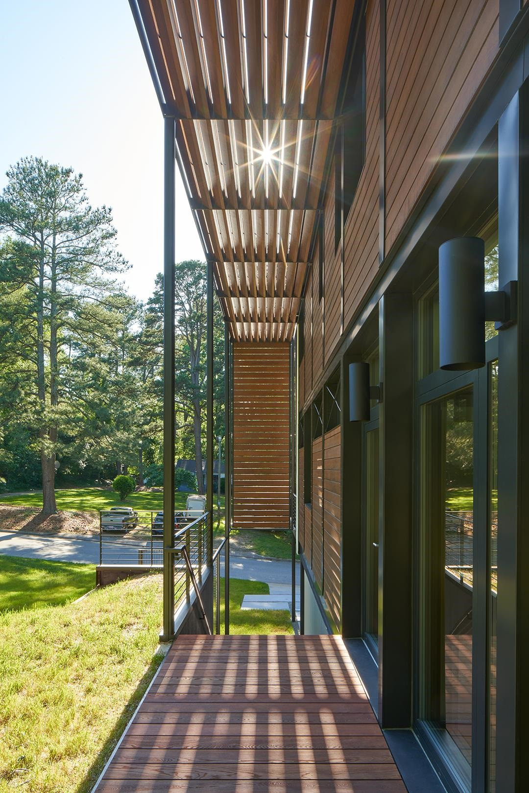 920 Tower Street Raleigh, NC 27607 - Photo 41 of 54 a view of balcony with a swimming pool