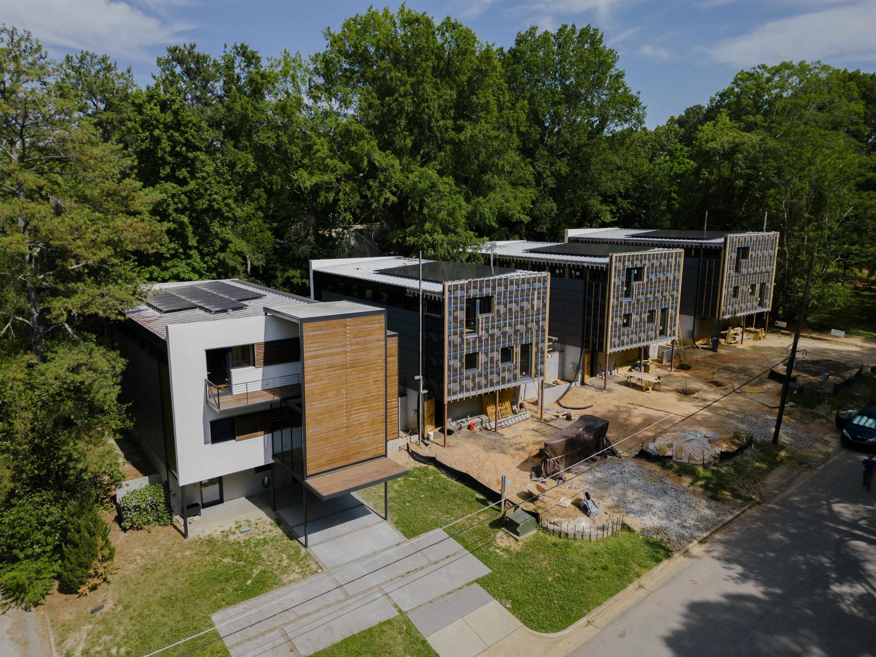 920 Tower Street Raleigh, NC 27607 - Photo 43 of 54 an aerial view of a house with porch