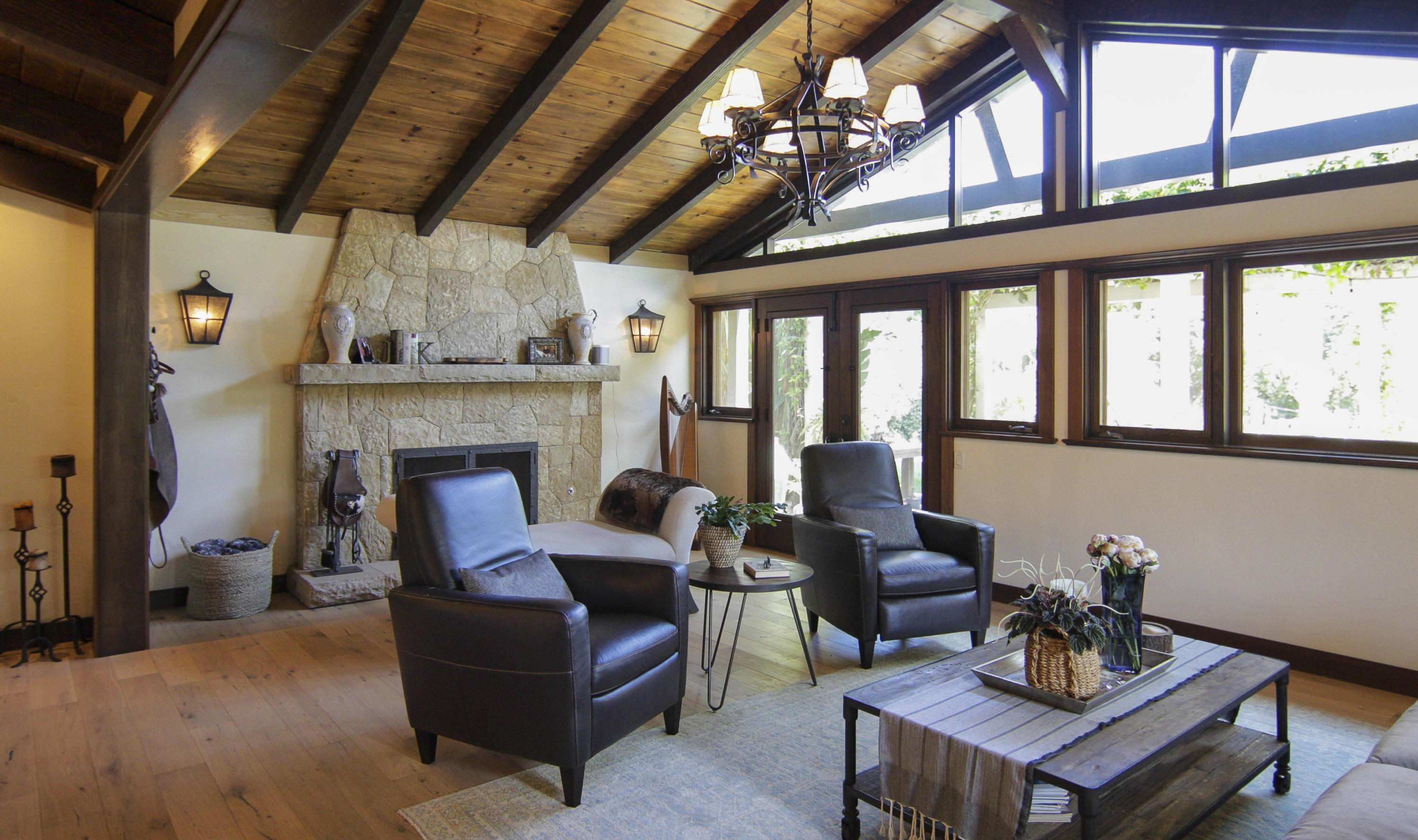 650 Stoddard Lane Montecito, CA 93108 - Photo 7 of 33 Fireplace