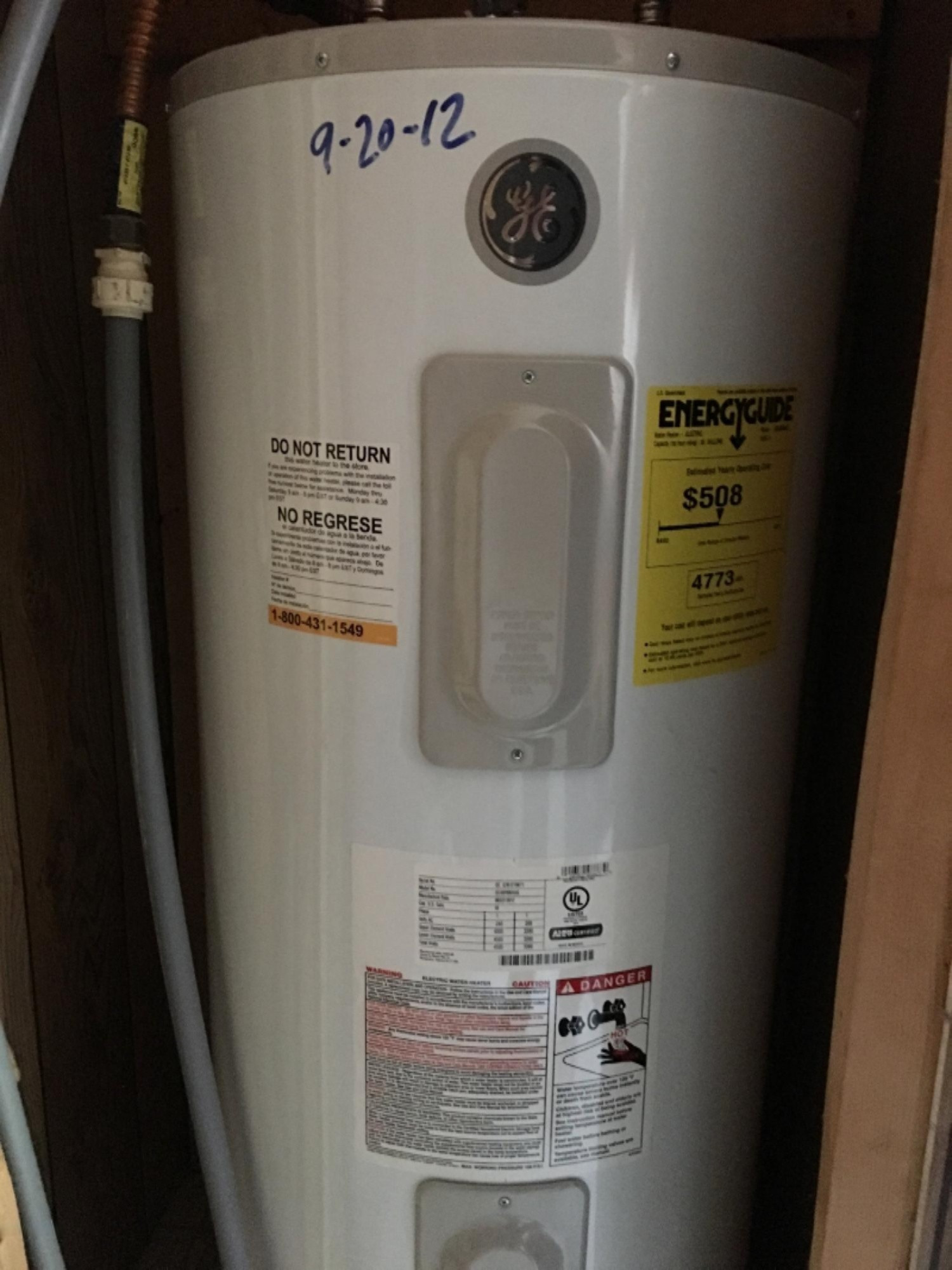 7032 Pike Road Delton, MI 49046 - Photo 18 of 24 Water Heater 2012