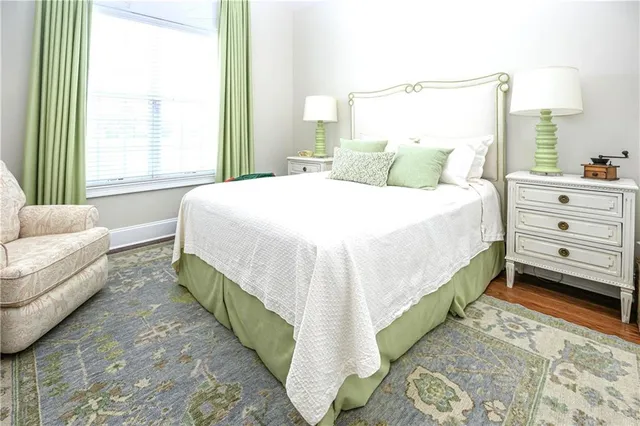 a room with a workspace