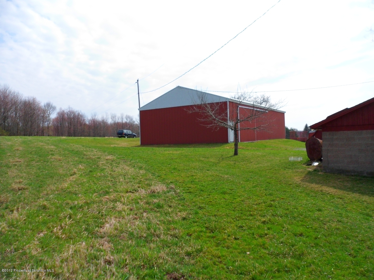 437 North Baker Road Waymart, PA 18472 - Photo 14 of 22 a view of a back yard