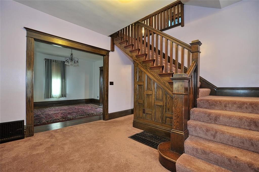 25 Wabash Avenue Hickory, PA 15340 - Photo 6 of 29 a view of staircase with wooden floor and a rug