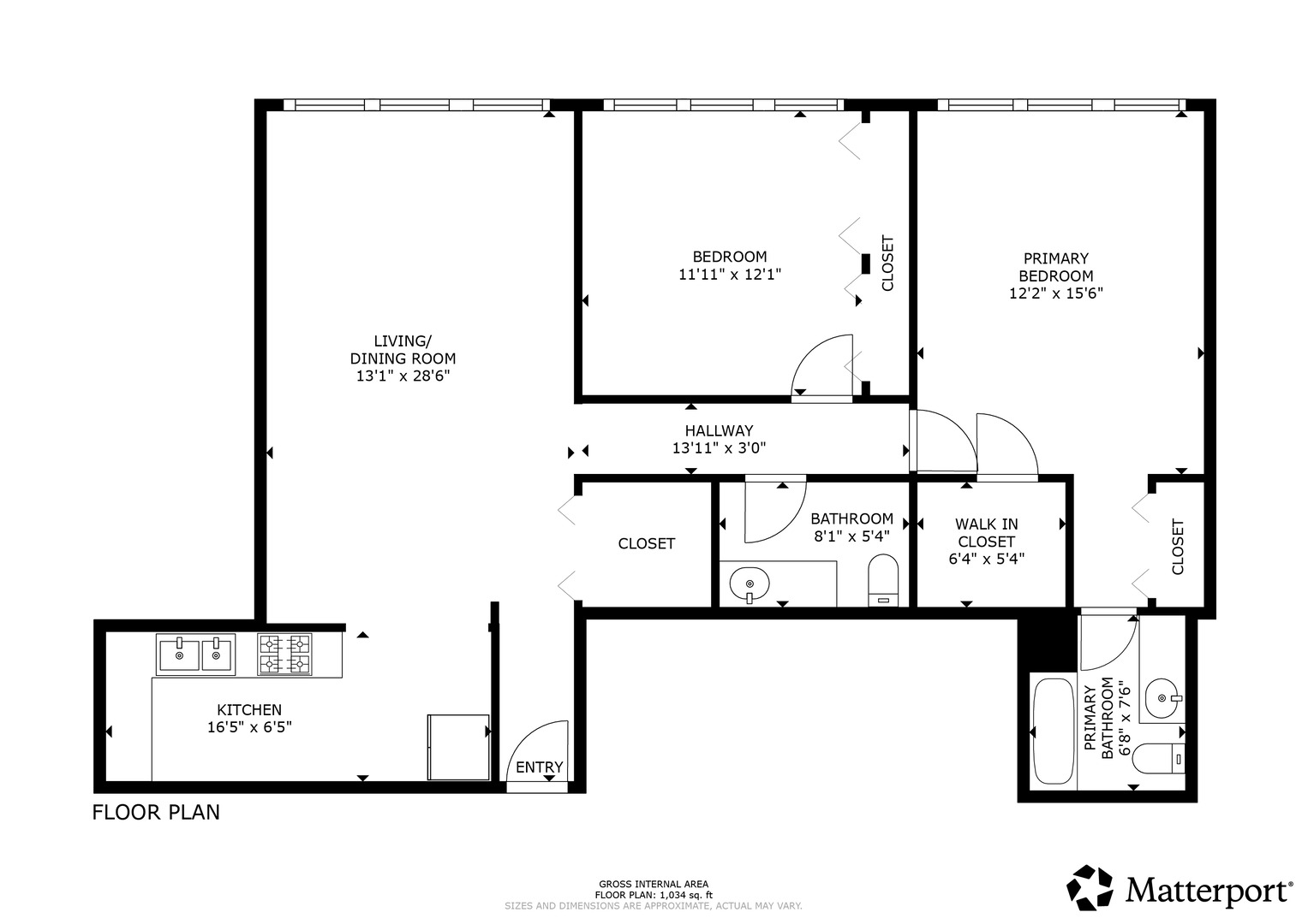 5975 North Odell Avenue, Unit 5C Chicago, IL 60631 - Photo 18 of 20 a picture of a floor plan