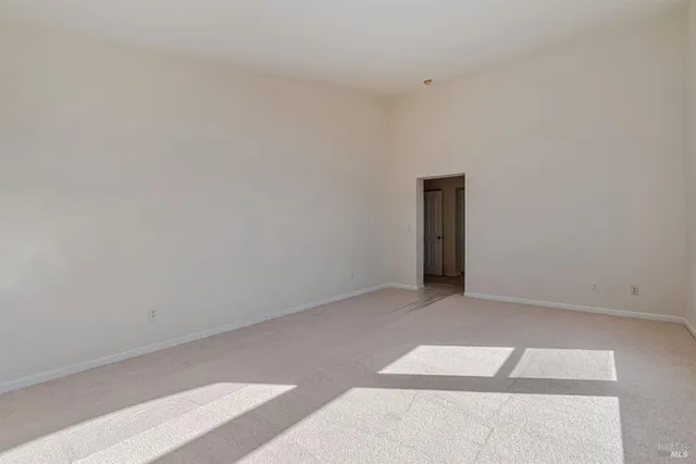 a view of an empty room