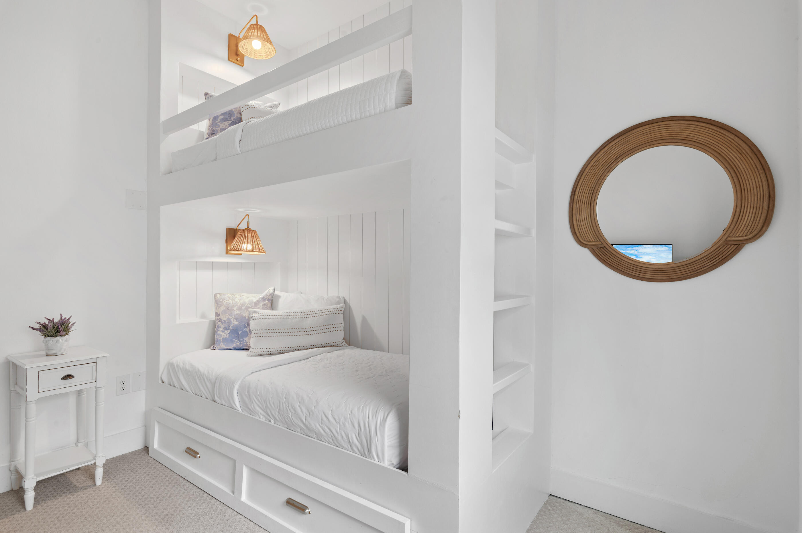 25 Pine Lands Loop East, Unit A Inlet Beach, FL 32461 - Photo 18 of 30 a bedroom with a bed and a dresser