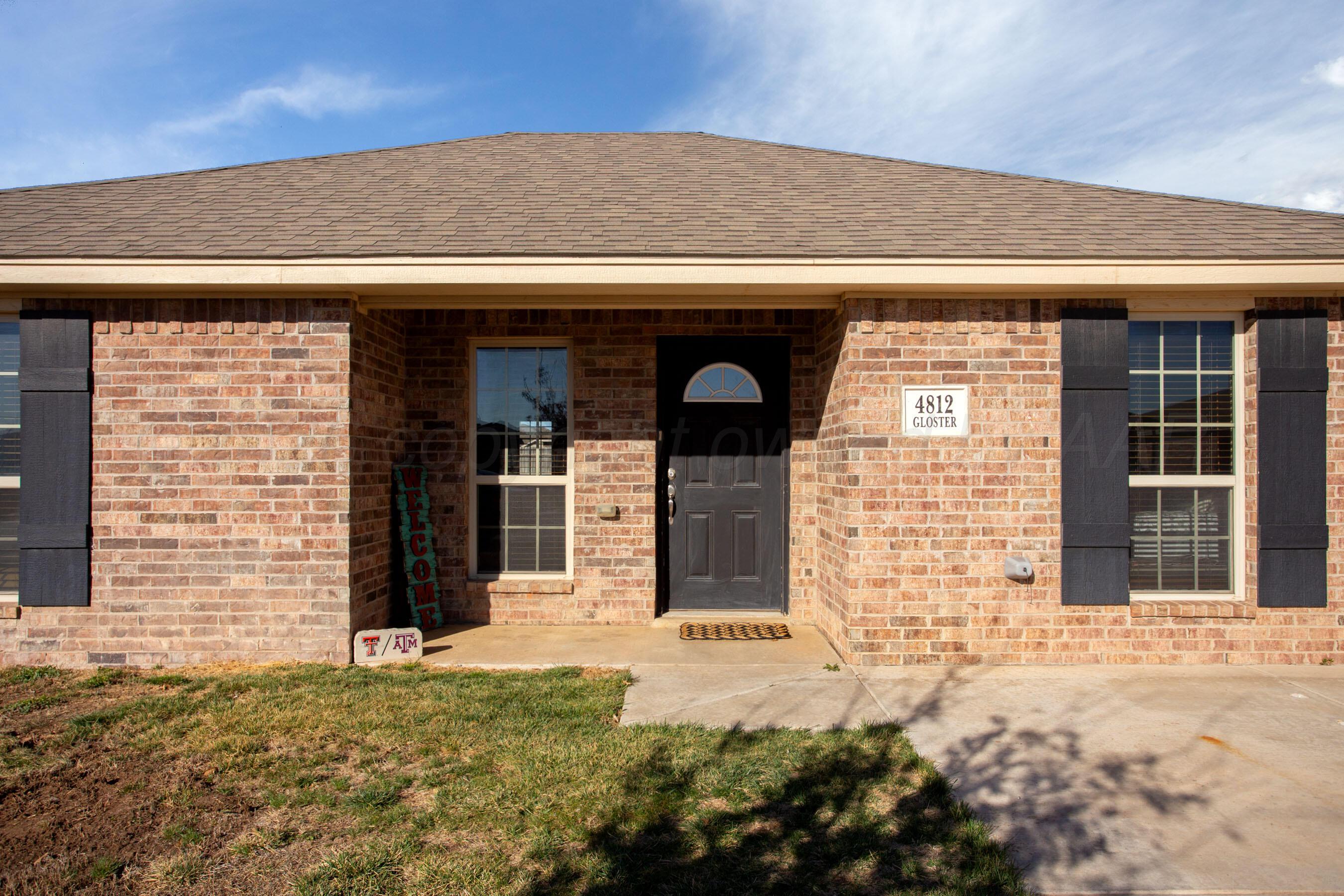 4812 Gloster Street Amarillo, TX 79118 - Photo 16 of 16 a front view of a house