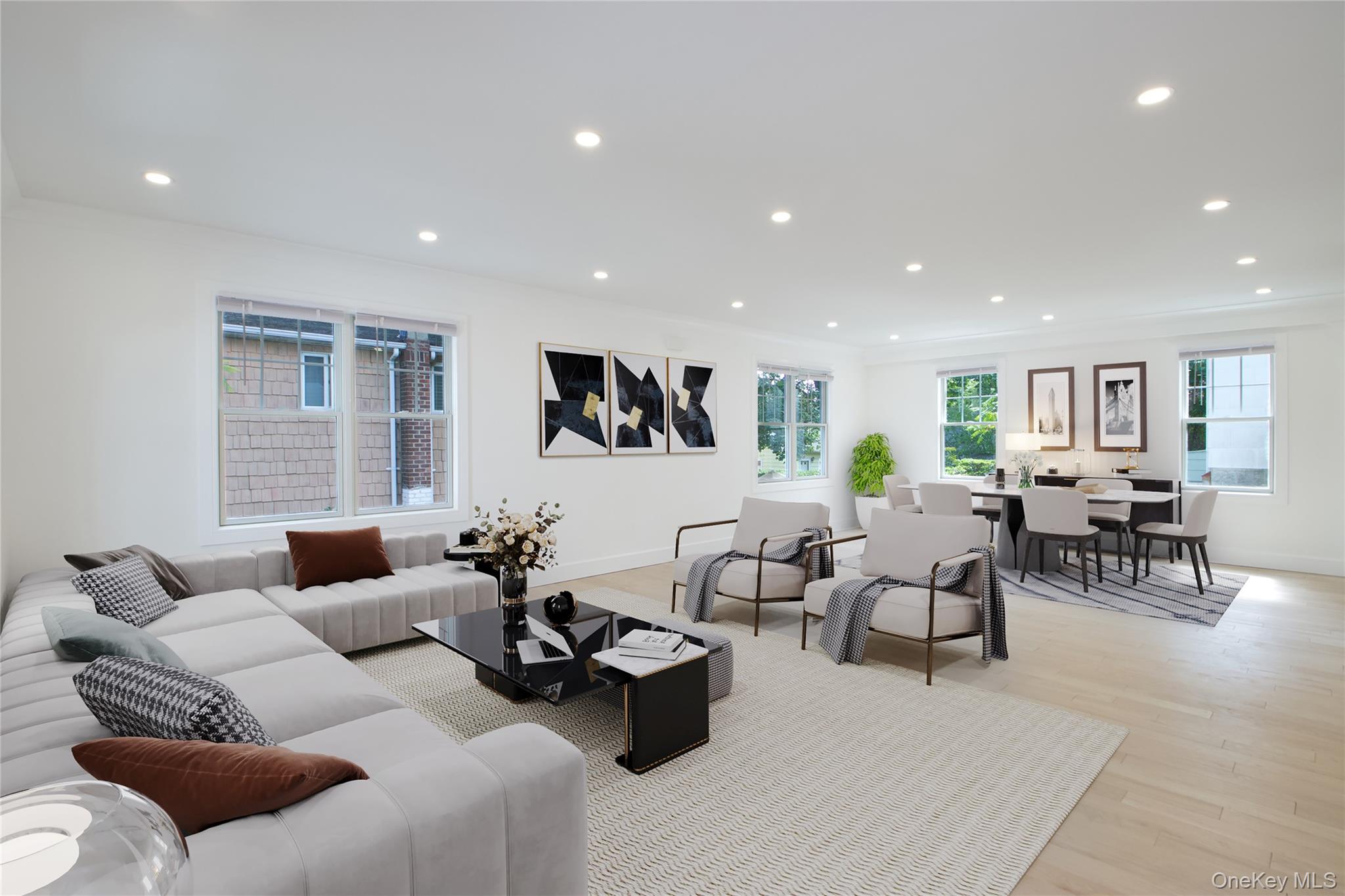 46 Linwood Road North Port Washington, NY 11050 - Photo 6 of 19 a living room with furniture and wooden floor