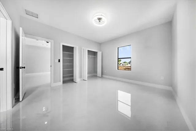 wooden floor in an empty room
