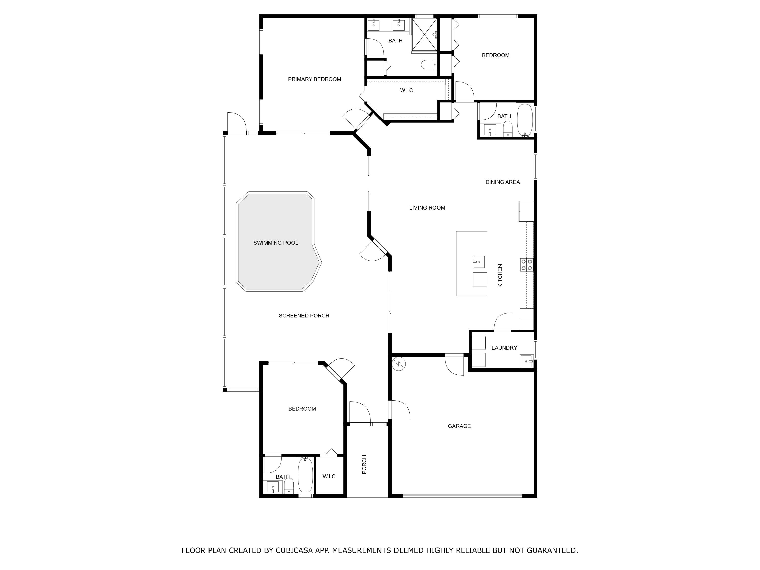710 Clearbrook Park Circle Delray Beach, FL 33445 - Photo 28 of 28 2D Floor Plan for 710 Clearbrook Park Ci